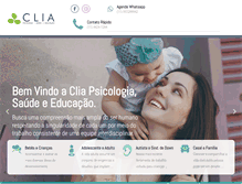 Tablet Screenshot of cliapsicologia.com.br